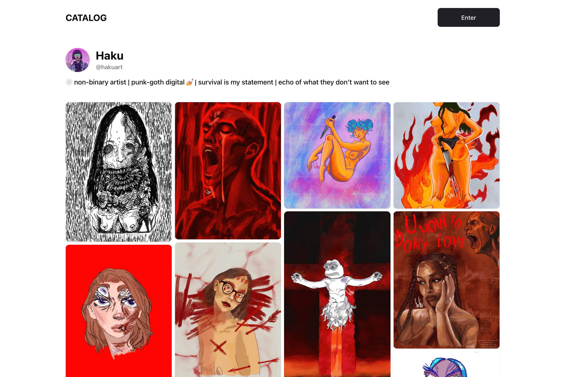 Catalog preview